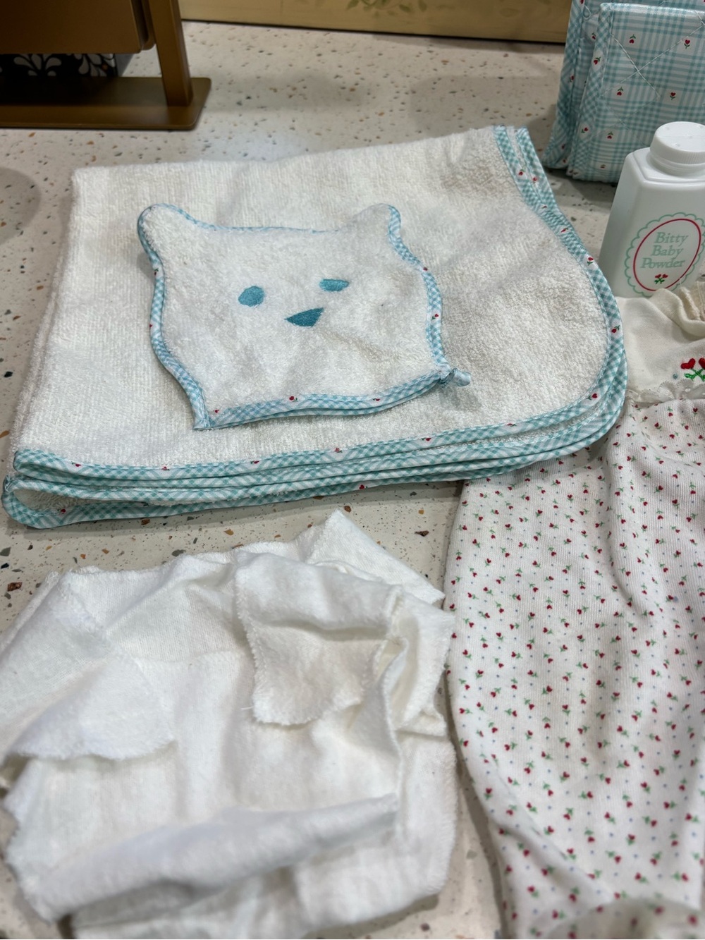 Vintage American Girl Bitty Baby Pleasant Company Diaper Bag Set - Picture 4 of 16